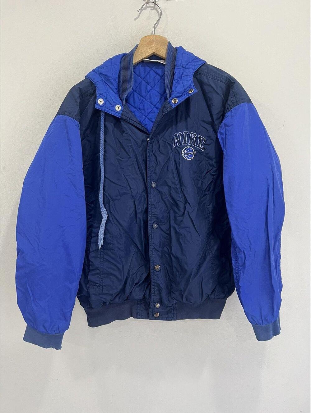 Vintage Nike Hooded Jacket windbreaker swoosh check